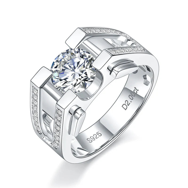 Moissanite for Men: Refining Masculine Elegance with a Modern Twist