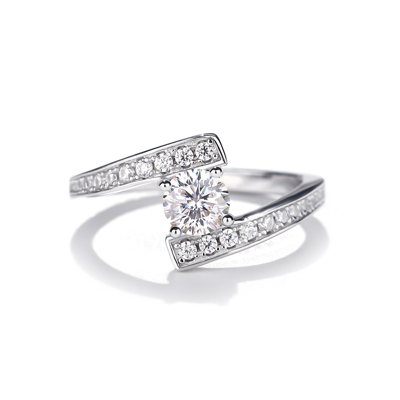 Star Trail Moissanite Ring Pure