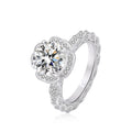 3ct Moissantie Valentine's Ring S925 for Women Front