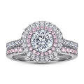 Fashion Niche Temperament Moissanite Ring set Ring