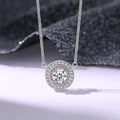 Fashion Niche Temperament Moissanite Ring set Necklace