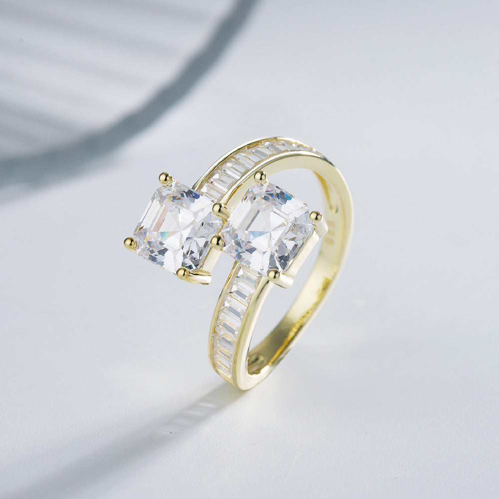 [#C323]ASHER RING-GOLD PLATED