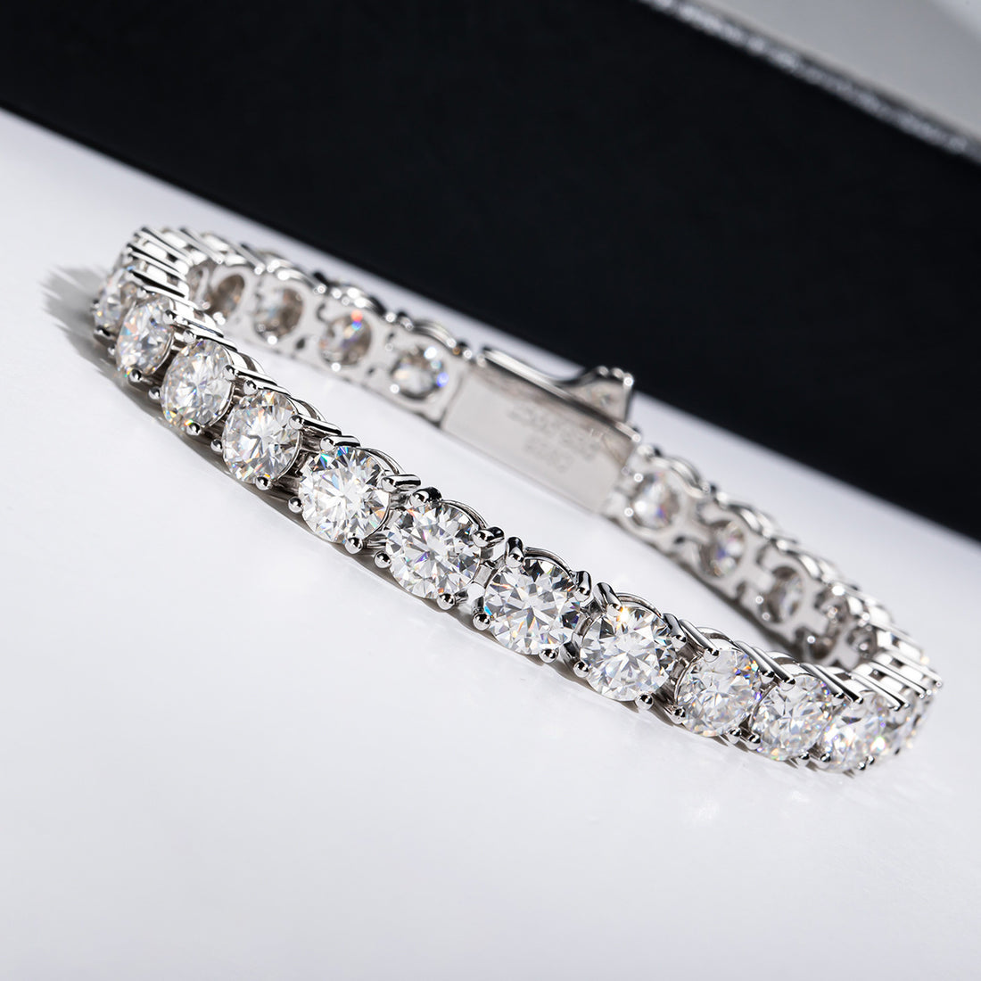 [#B502]6.5MM Moissanite Bracelet 23/26/29 carat tennis chain Fashion bracelet