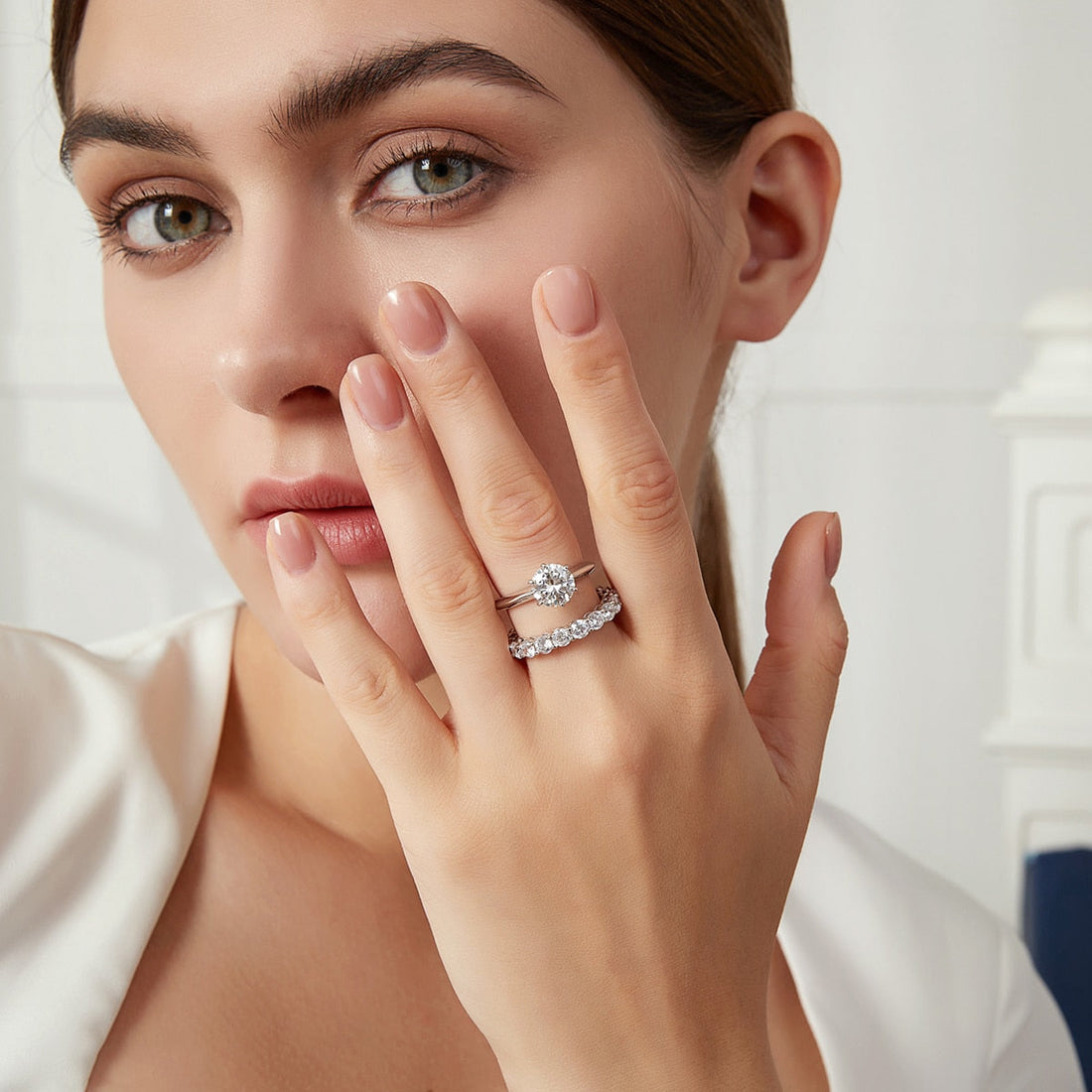 [#M250]"Harmony" Ring Set of 2
