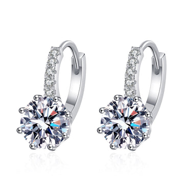 [#E638]'Daphne' 4ct Earrings