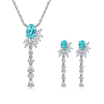 [#E663]'Kauai' Necklace and Earrings Set