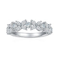 4ct Moissanite 'Zara' Ring S925 for Women Half Circle