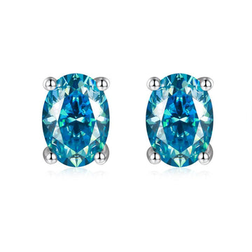 [#E619]"Jasmine" 2ct Earrings