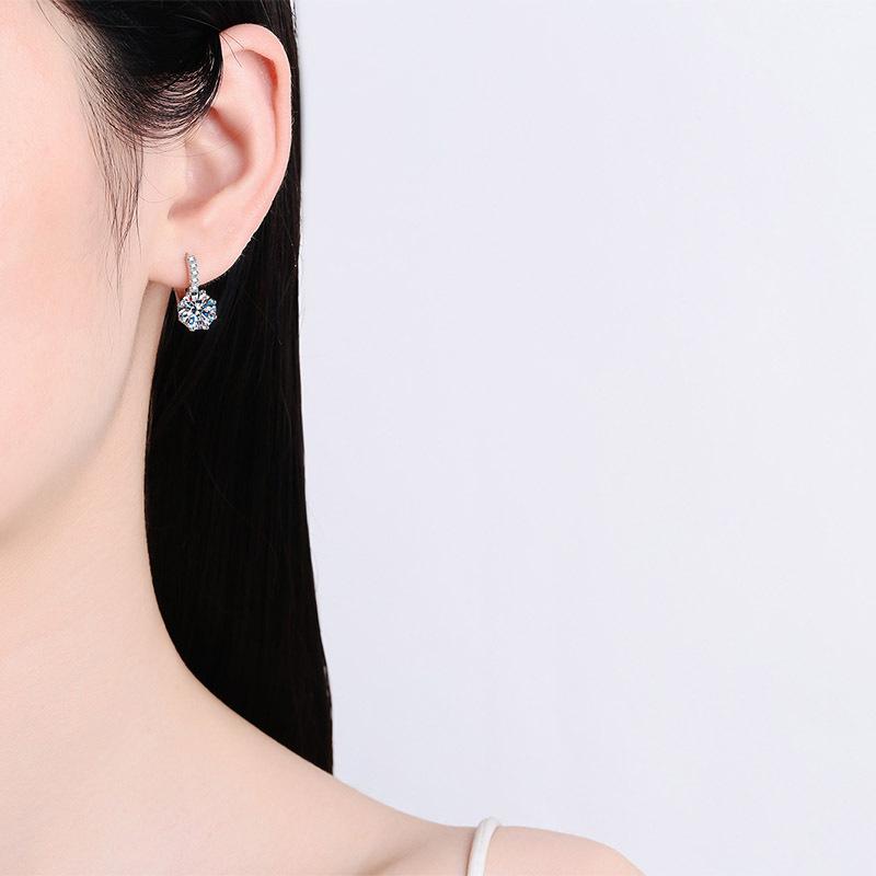 [#E638]'Daphne' 4ct Earrings