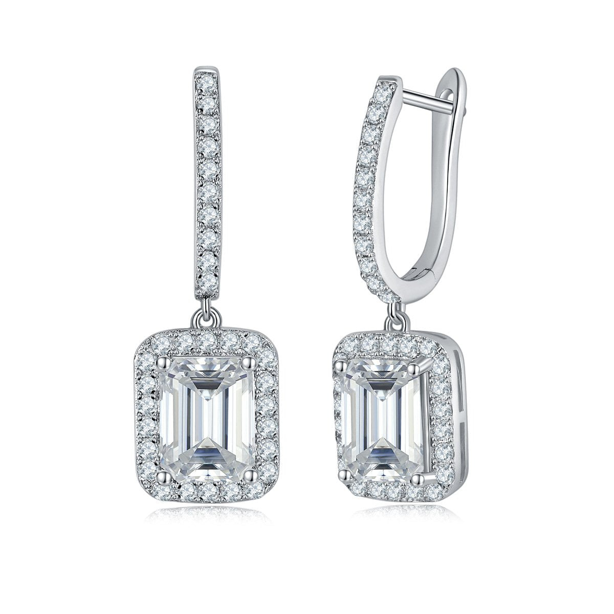 [#E642]'Esmaralda' 4.06ct Earrings