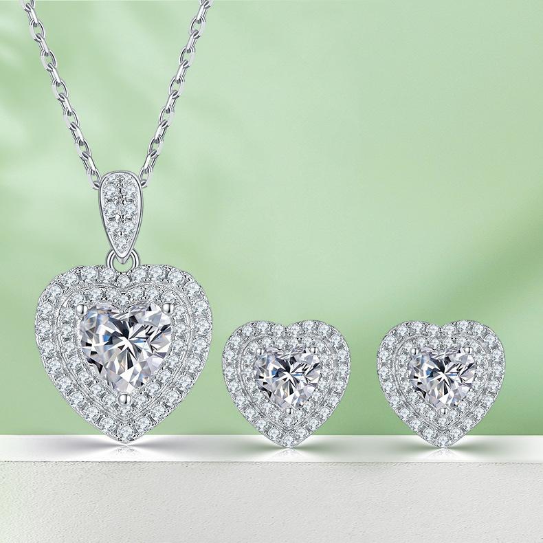 [#E657]'Hearth' Necklace and Earring Set