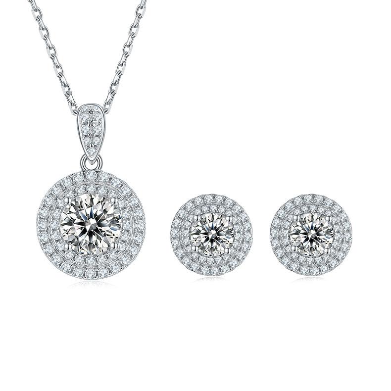 [#E630]'Amelie' Necklace and Earring Set