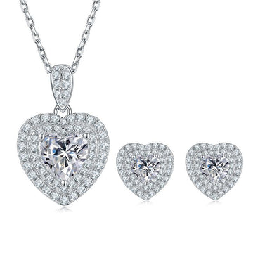 [#E657]'Hearth' Necklace and Earring Set