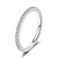 0.57ct Moissanite 'Emery' Eternity Ring Band S925 for Women Front