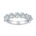 2ct Moissanite 'Hearth' Ring Heart Cut Half Circle S925 for Women