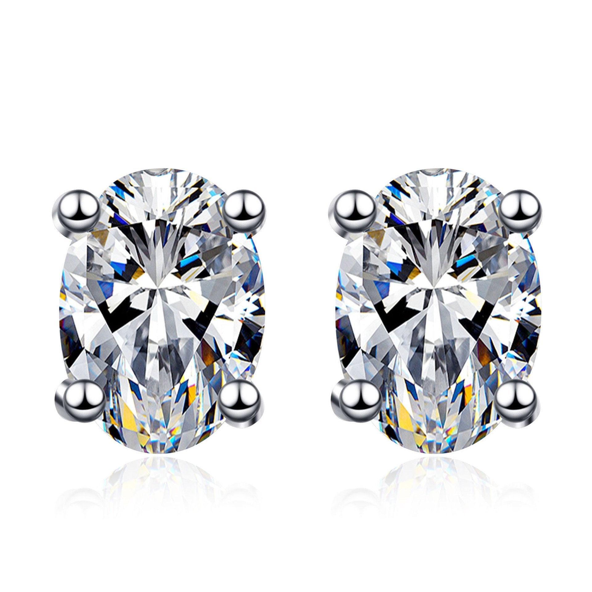 [#E647]'Eve' 4ct Earrings